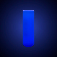 Macetero cilíndrico LED RGBW - 7W - 115 x Ø 40cm - Recargable