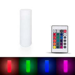 Macetero cilíndrico LED RGBW - 7W - 115 x Ø 40cm - Recargable