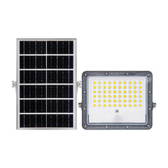 Proyector solar de seguridad 5W - Sensor PIR y mando a distancia - 4000K - IP65