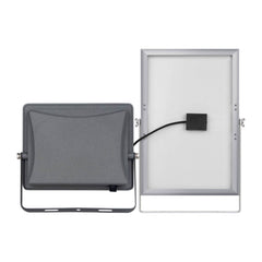 Proyector solar de seguridad 16W - Sensor PIR y mando a distancia - 4000K - IP65