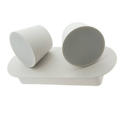 Aplique de pared LED doble "KOP-2" orientable 12W