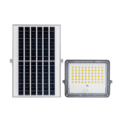 Proyector solar de seguridad 12W - Sensor PIR y mando a distancia - 4000K - IP65
