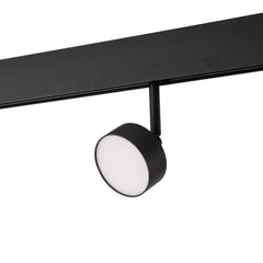 Luminaria circular LED para carril magnético 48V - 9W - Ø7.5cm - CRI90 - Chip OSRAM