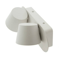 Aplique de pared LED doble "KOP-2" orientable 12W