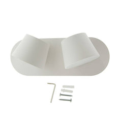 Aplique de pared LED doble "KOP-2" orientable 12W