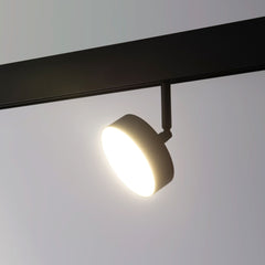 Luminaria circular LED para carril magnético 48V - Ø9.5cm - 12W - CRI90 - OSRAM