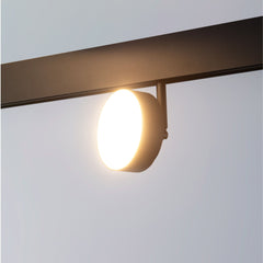 Luminaria circular LED para carril magnético 48V - Ø9.5cm - 12W - CRI90 - OSRAM