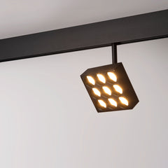 Luminaria cuadrada LED para carril magnético 48V - 9W - CRI90 - UGR18 - OSRAM