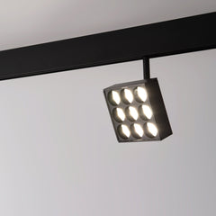 Luminaria cuadrada LED para carril magnético 48V - 9W - CRI90 - UGR18 - OSRAM