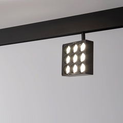 Luminaria cuadrada LED para carril magnético 48V - 9W - CRI90 - UGR18 - OSRAM