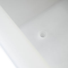 Macetero cuadrado LED RGBW - 12W - Recargable - Mando a distancia
