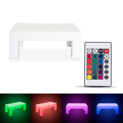 Mesa de centro LED RGBW - 20W - Recargable