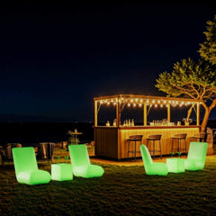 Asiento luminoso LED RGBW - 16W - Recargable
