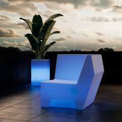 Asiento luminoso LED RGBW - 16W - Recargable - IP65