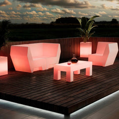 Asiento luminoso LED RGBW - 16W - Recargable - IP65