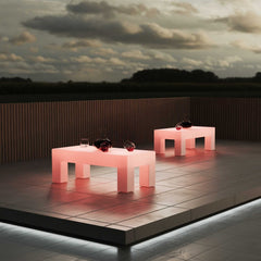 Mesa de centro LED RGBW - 20W - Recargable