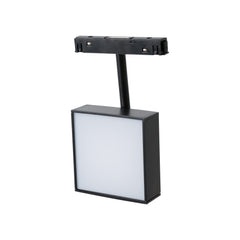 Luminaria cuadrada LED para carril magnético 48V - 9W - CRI90 - Chip OSRAM