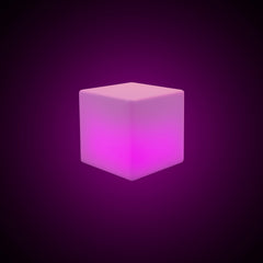 Cubo luminoso LED RGBW - 4W - Recargable