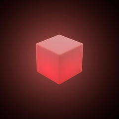Cubo luminoso LED RGBW - 4W - Recargable