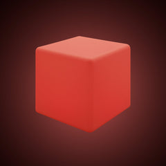 Cubo luminoso LED RGBW - 6W - Recargable