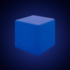Cubo luminoso LED RGBW - 6W - Recargable