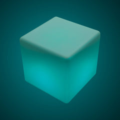 Cubo luminoso LED RGBW - 12W - Recargable