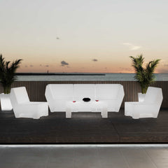 Asiento luminoso LED RGBW - 16W - Recargable - IP65