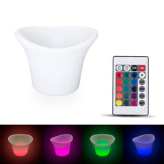 Cubitera LED RGBW - 6W - Ø 38 cm - Recargable