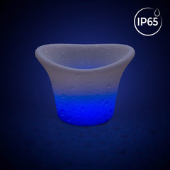 Cubitera LED RGBW - 6W - Ø 38 cm - Recargable