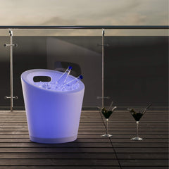 Cubitera LED RGBW - 6W - Ø 29 cm - Recargable