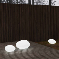Lámpara de exterior "Stone" - RGBW - 1,2W - 40cm - Recargable