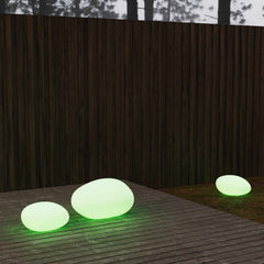 Lámpara de exterior "Stone" - RGBW - 1,2W - 40cm - Recargable