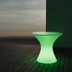 Mesa luminosa LED RGBW - 58 x Ø60 cm - 12W - Recargable