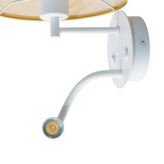 Aplique de pared para lectura "MAR II" - E27 + Foco LED flexible