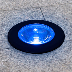 Foco LED empotrable en suelo - RGB - 12W - IP67 - 12VDC