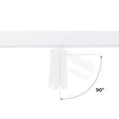 Foco LED para carril magnético 48V - 20W - DALI-2 regulable
