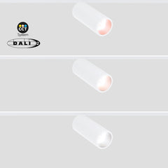 Foco LED para carril magnético 48V - 10W - DALI-2 regulable - Negro