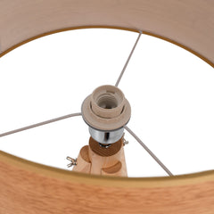 Lámpara de pie trípode "MARTINE" - Madera - E27