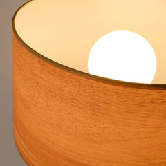 Lámpara de pie trípode "MARTINE" - Madera - E27