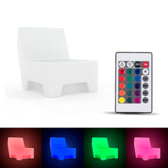 Asiento luminoso LED RGBW - XL - 16W - Recargable