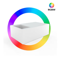 Mesa luminosa LED RGBW con bandeja para hielo - 24W - Recargable