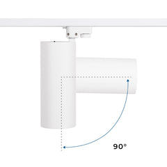 Proyector LED para carril monofásico - 36W - CCT - TRIAC regulable - CRI90