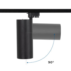 Proyector LED para carril monofásico - 36W - CCT - TRIAC regulable - CRI90