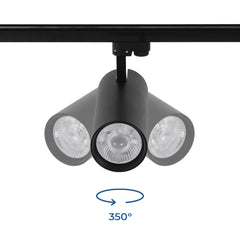 Proyector LED para carril monofásico - 36W - CCT - TRIAC regulable - CRI90