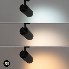 Proyector LED para carril monofásico - 36W - CCT - TRIAC regulable - CRI90