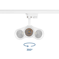Proyector LED para carril monofásico - CCT - 15W - CRI 90 - Driver KGP