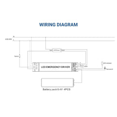 Driver LED para emergencia - Salida 3W - 3h autonomía - Luz 24/100W