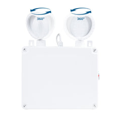 Luz de emergencia LED industrial - 2 x 8W - IP65