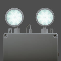 Luz de emergencia LED industrial - 2 x 8W - IP65
