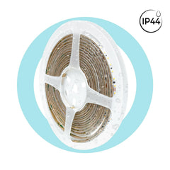 Tira LED 220V AC - Monocolor - 8W/m - 6.5mm - IP44 - 5 metros - 120ch/m